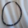 שרשרת לאישה,mfcollection jewelry,מעצבת תכשיטים,מיה פינקלשטיין,פנינה שחורה,מיה תכשיטים,שרשרת פנינה,פנינים שחורות,שרשרת פנינים שחורות,פנינה שחורה
