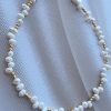 שרשרת לאישה,mfcollection jewelry,מעצבת תכשיטים,מיה פינקלשטיין,פנינה שחורה,מיה תכשיטים,שרשרת פנינה,פנינים לבנות,שרשרת פנינים לבנות,פנינה לבנה