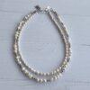 שרשרת לאישה,mfcollection jewelry,מעצבת תכשיטים,מיה פינקלשטיין,פנינה שחורה,מיה תכשיטים,שרשרת פנינה,פנינים שחורות,שרשרת פנינים לבנות,פנינה לבנה